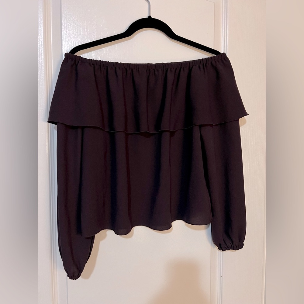 Wilfred flowy off the shoulder top